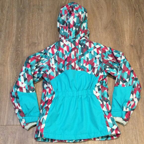 Lands’ End winter jacket with attached hood 6X-7 Large - Picture 3 of 5